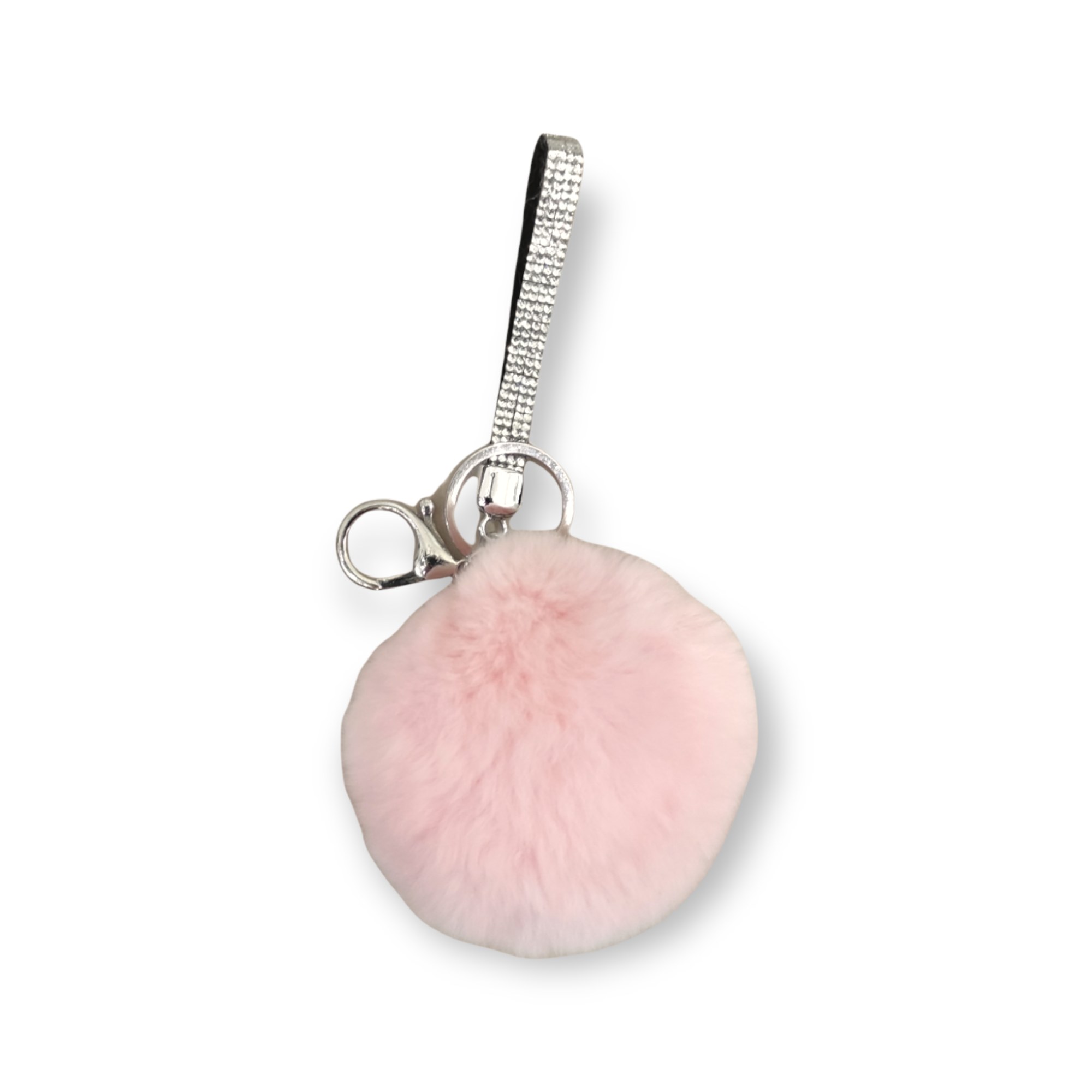 Μπρελόκ Pom Pom Ροζ Μπρελόκ Pom Pom Ροζ