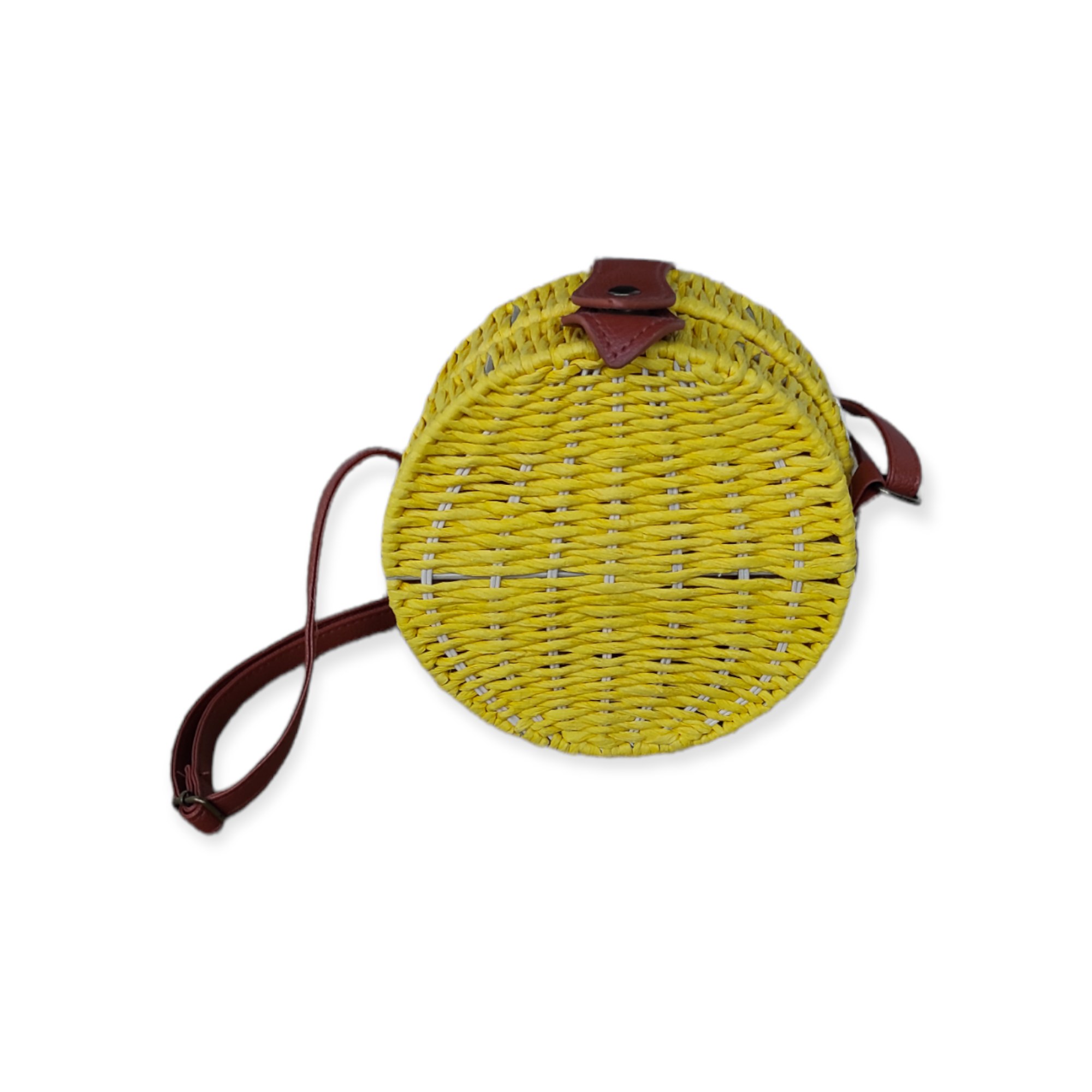 Γυναικεία Τσάντα Rattan Κίτρινη Γυναικεία Τσάντα Rattan Κίτρινη