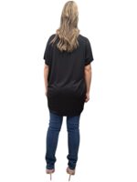 T-SHIRT PLUS SIZE ΜΑΥΡΟ