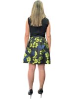 ΓΥΝΑΙΚΕΙΟ ΑΜΑΝΙΚΟ ΦΟΡΕΜΑ FLORAL ΜΕ ΣΑΤΕΝ ΖΩΝΑΚΙ