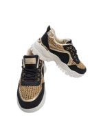 Γυναικείο Sneaker με χρυσές λεπτομέρειες