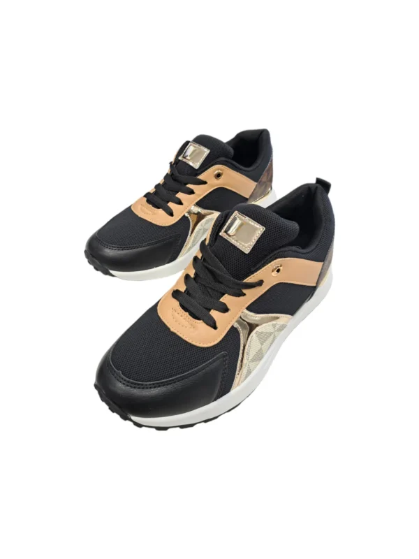Γυναικείο Sneaker Μαύρο με Σχέδιο