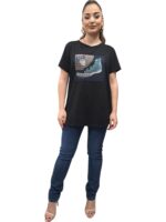 Γυναικείο T-shirt Sneaker – ΜΑΥΡΟ, M/L