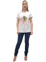 Γυναικείο T-shirt με σχέδιο και διακοσμητικές πέτρες