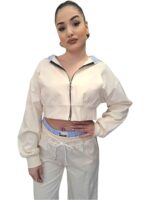 Κομψό Σετ Ζακέτα & Παντελόνι σε Εκρού – ΕΚΡΟΥ, One Size