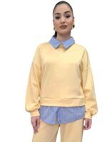 Γυναικεια Φουτερ Μπλούζα – ΓΑΛΑΖΙΟ, One Size